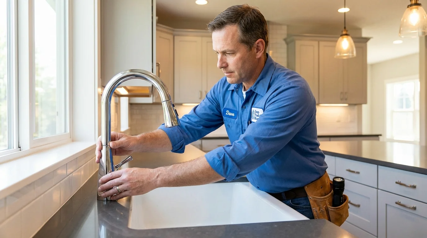 Kitchen faucet installation by Johns Plumbing LLC in Gallup